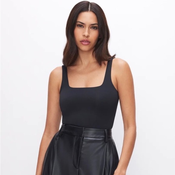 Good American Scuba Modern Tank Bodysuit NWT NEW Black Size 8 5X DD Plus Thong - Picture 9 of 14
